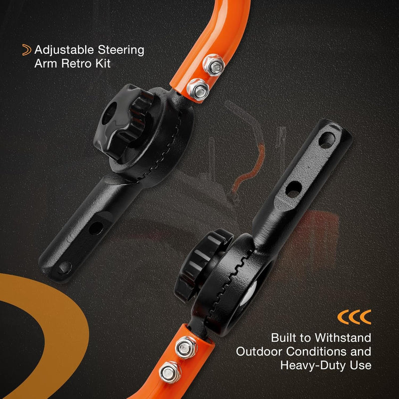 Adjustable Steering Arm Foot Pedal Assist Handle Kit For Bad Boy ZT MZ Mower