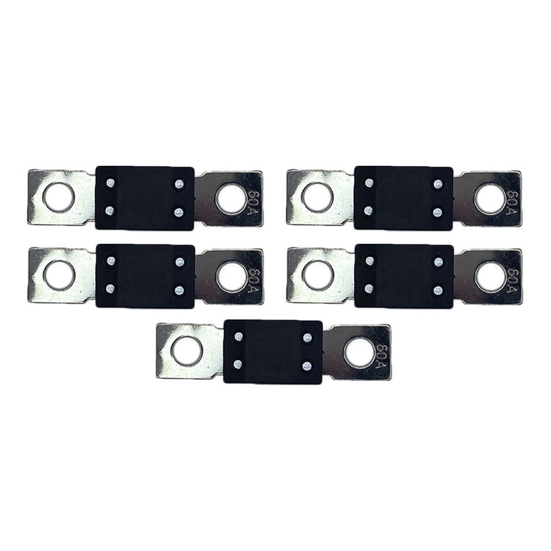 DURAFORCE 602632 60A Mega Fuse 60 AMP 32V Powerwise Golf Cart Charger Fuse for EZGO 5 Pack