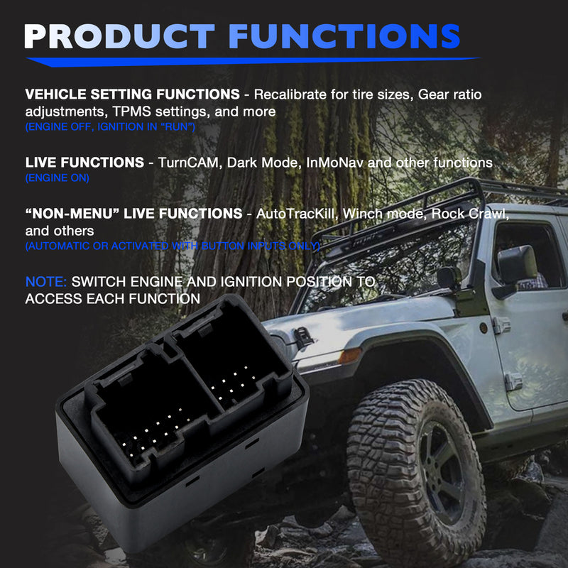 Mini Programmer Kit for Automotive Tazer Jeep Wrangler JL 4XE Gladiator JT 18 23