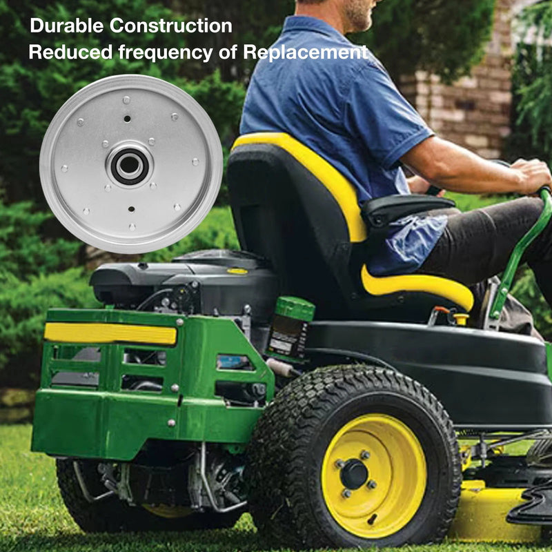 AUC10172 Mower Deck Flat Idler Pulley for John Deere Z540R ZTrak 15959 3 Pack