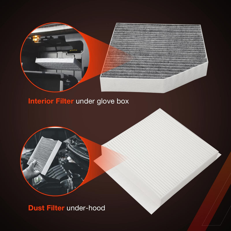 Cabin Air Filter Kit For Mercedes Benz GLE350 GLE450 GLE580 GLE53 GLS450 GLS580