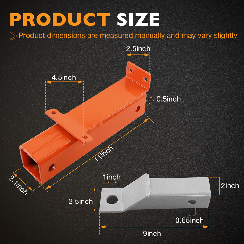 093 1129 00 2 Inch Rear Hitch for Bad Boy Rebels Rogue 2019 Plus Heavy Duty