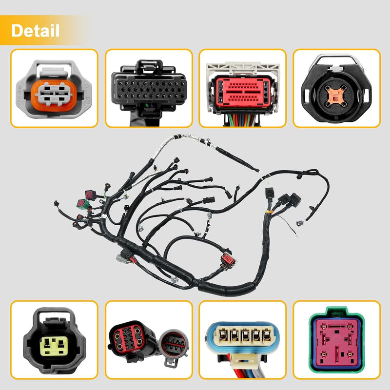 6C2Z12B637UA Diesel Main Engine Wire Harness for Ford E150 E250 E350 E450 06-07