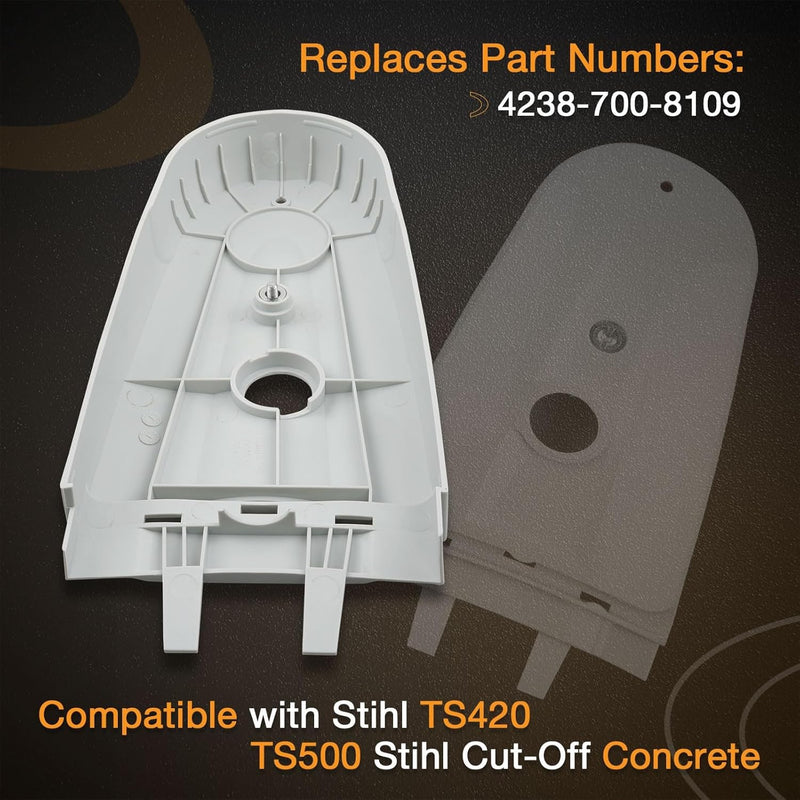 42387008109 Drive Belt Cover Guard for Stihl TS420 TS500 Concrete Cut Off Saws