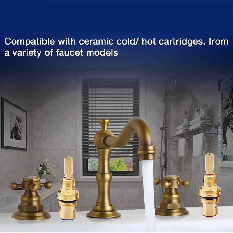 1 001 1 002 Brass Ceramic Valve Cartridge Set for Cold Hot Cartridges