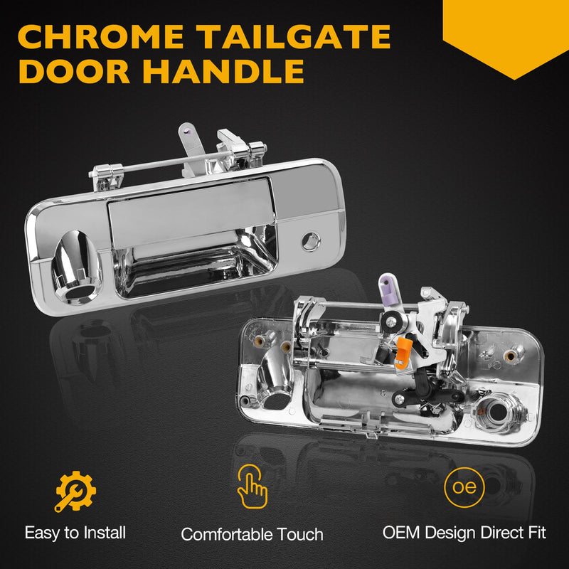 Tailgate Handle Latch With Lock Camera Accessories Kit For Toyota 2007 13 Tundra
