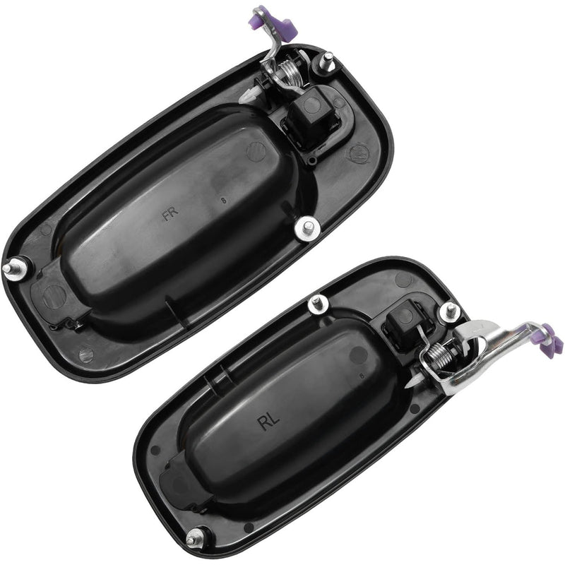 Exterior Door Handle Front Rear for Chevy Silverado GMC Cadillac 99 07 4Pcs