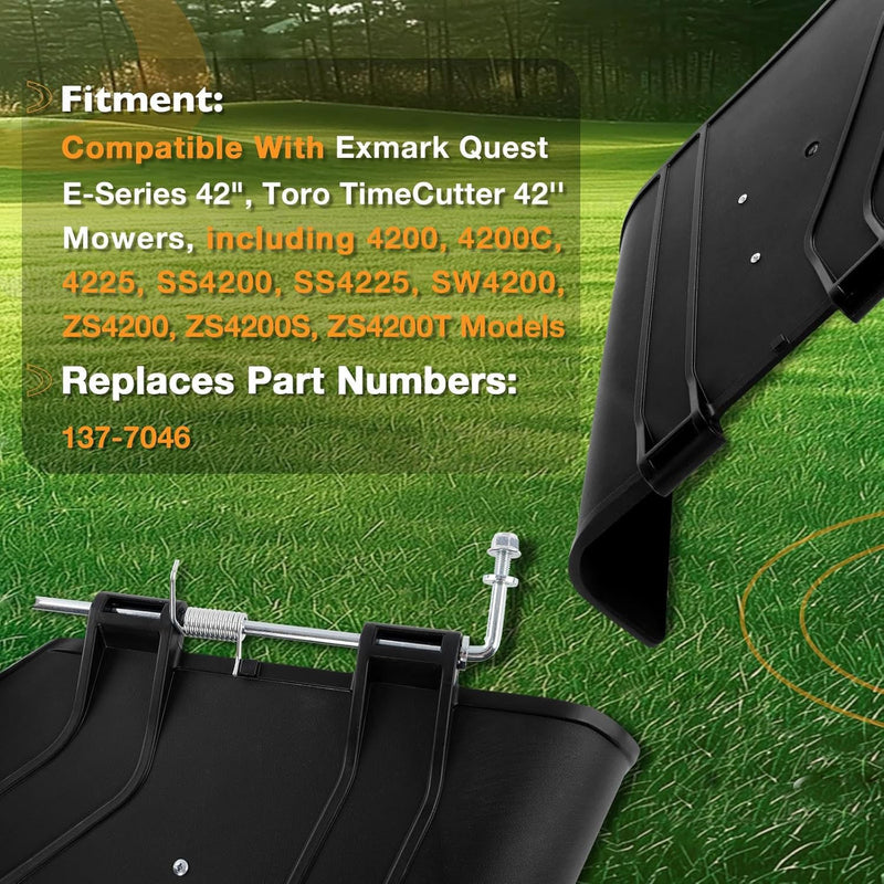 1377046 Side Discharge Chute Grass Deflector For Toro TimeCutter Exmark 42 Inch