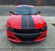 DURAFORCE 10 Inch Vinyl Rally Stripes Racing Stripe Kit Hood Trunk Roof for Dodge Charger