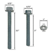 DURAFORCE 3/8-16 SAE Engine Stand Bolt Kit for Chevy SBC BBC Small Big Block V8 V6