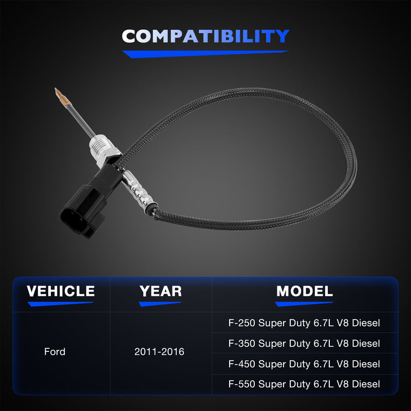 Exhaust Gas Temperature EGT Sensor for Ford F250 F350 F450 F550 Transit 250 350
