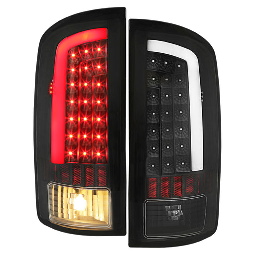 DURAFORCE LED Tail Lights Brake Lamps Clear for 2002 2003-2006 Dodge Ram 1500 2500 3500