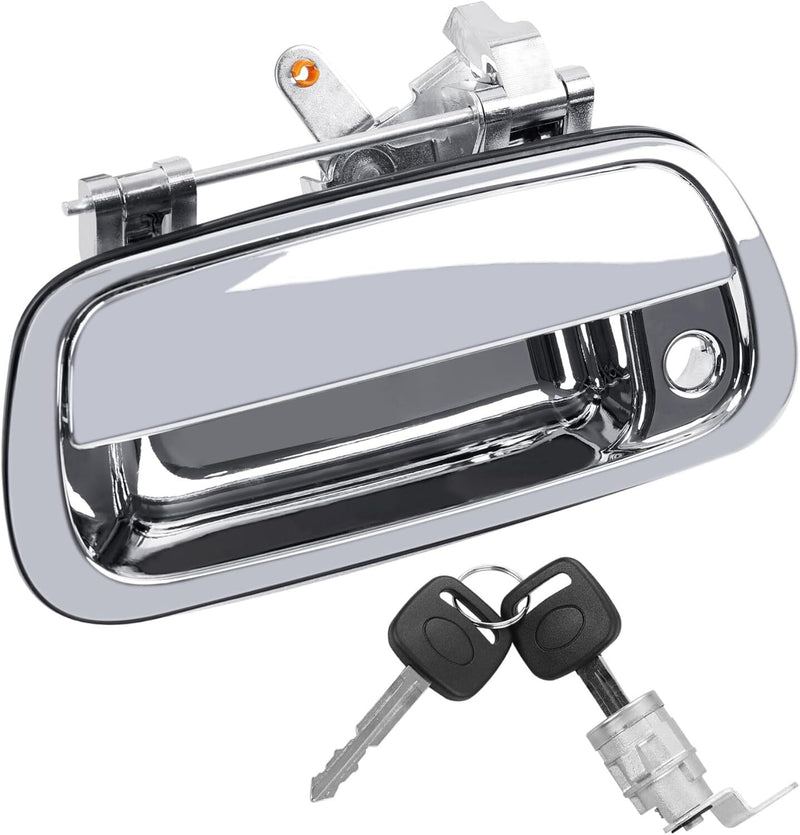 80867 Tailgate Handle with Lock Cylinder Key for Toyota Tundra 00 06 69090 0C010
