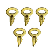 DURAFORCE 72162639 Ignition Key for Allis Chalmers White Case IH Oliver Tractor Skid 5 Pk