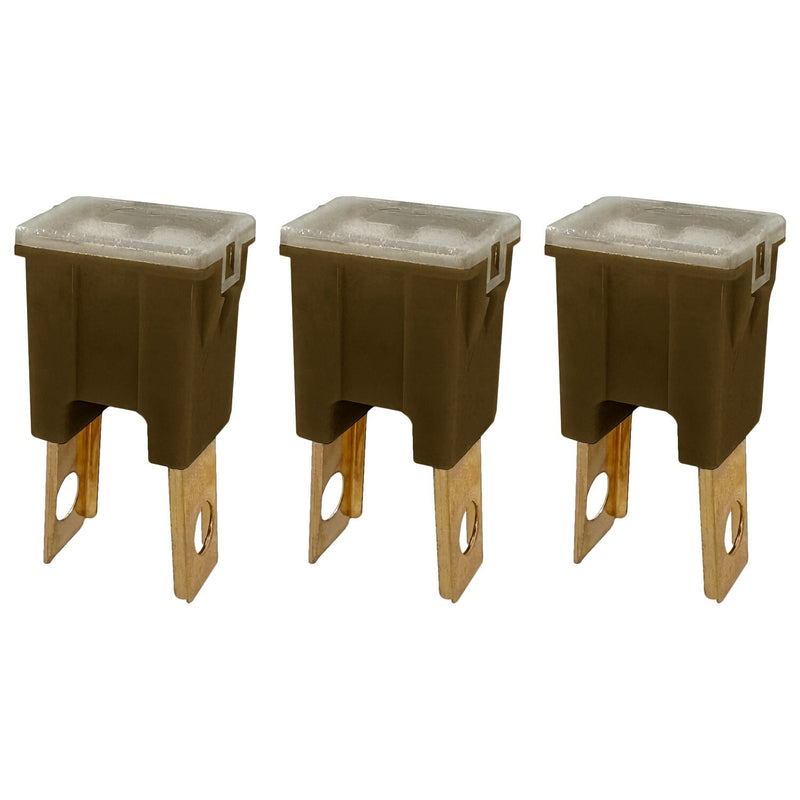 DURAFORCE 140A Straight Male Fuse Cartridge FLM PAL Auto Link for Car Truck RV SUV 3 Pack