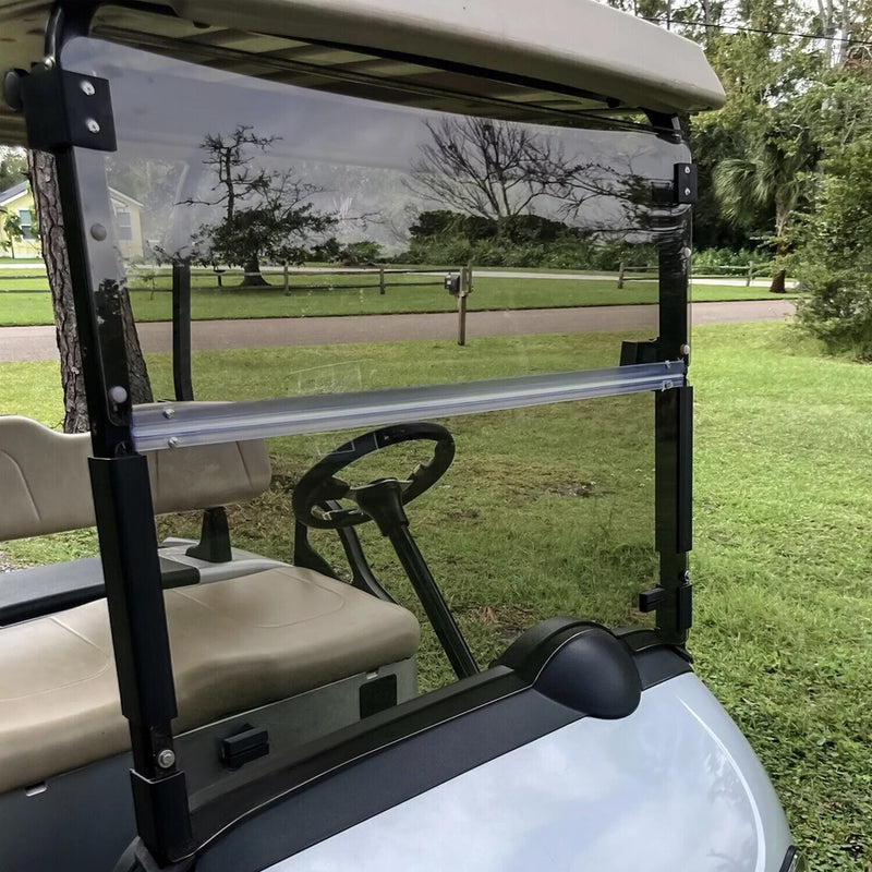 Tinted Foldable Windshield Golf Cart Impact Resistant for EZGO RXV 2008-up 2024