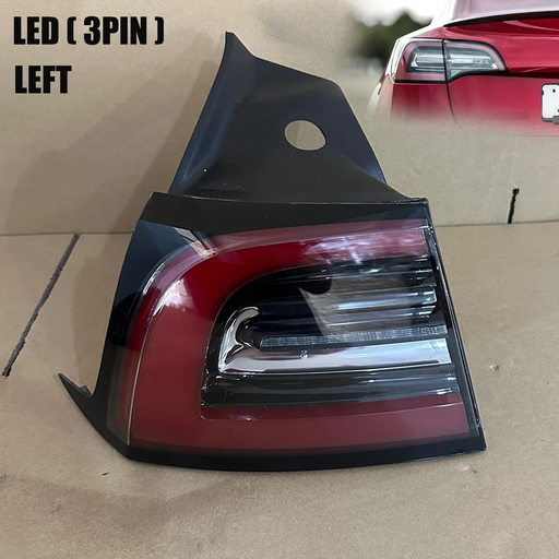 DURAFORCE LED Outer Rear Tail light Lamp Left Driver Side for 2017-2023 for Tesla Model 3