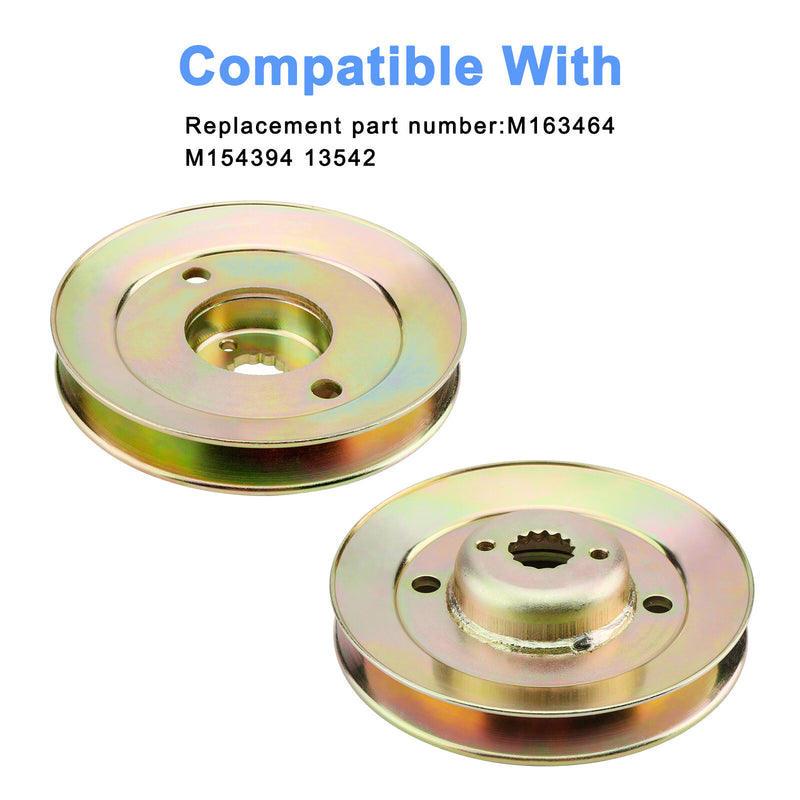 M163464 Deck Spindle Pulley for John Deere Z425 Z435 Z445 EZtrak Zero Turn Mower