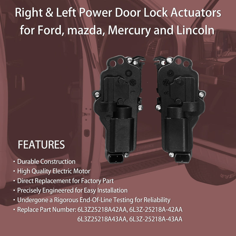 Power Door Lock Actuators for Ford F150 F250 F350 F450 Ranger Explorer 4X