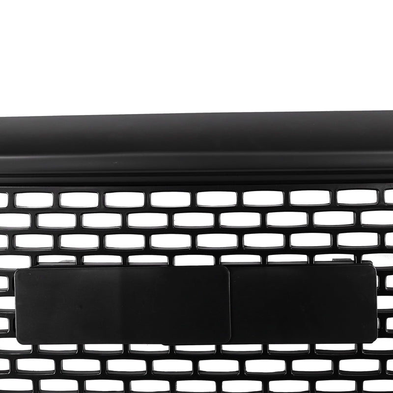 DURAFORCE Front Upper Bumper Grille Matte Black For GMC Sierra 1500 2014 2015 Denali Style