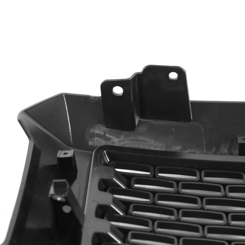 DURAFORCE Front Upper Bumper Grille for GMC Sierra 1500 2014 2015 Matte Black Denali