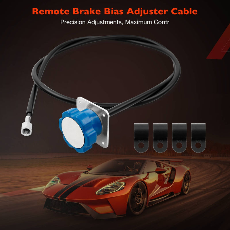 3404990 Remote Brake Bias Adjuster Knob And Cable For Racing Brake System 5 Feet