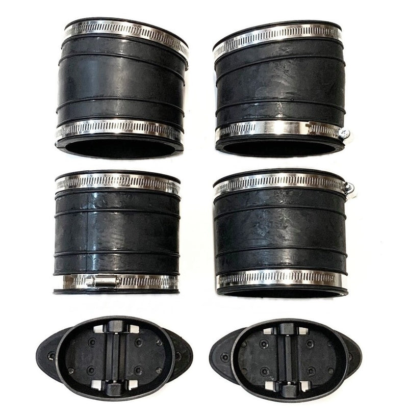 807166A3 Exhaust Y Pipe Kit Hose Bellows for MerCruiser 1982 to 1996