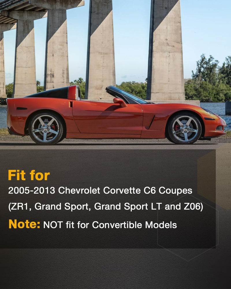 Folding Flannel Rear Cargo Window Sun Shade for Chevrolet Corvette C6 2005 2013
