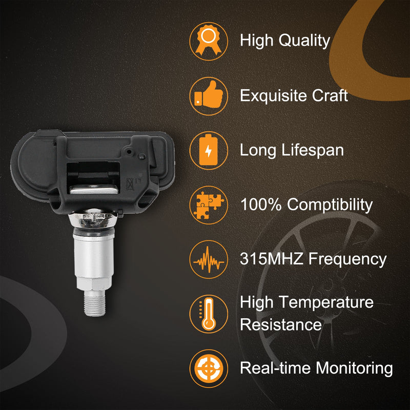A0009057200 TPMS Tire Pressure Sensor For Benz C250 C300 C350 E250 E350 07-18 4x