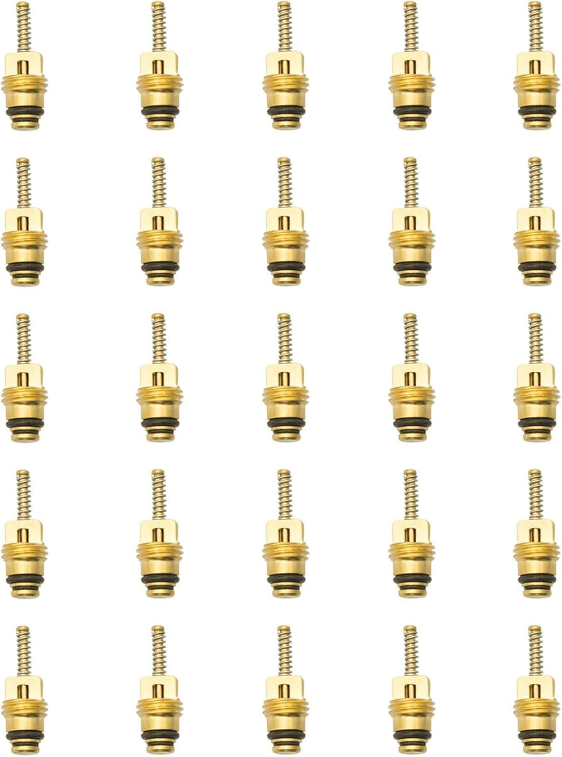 MT0050 15-50176 M8 AC Schrader Valve Core Fitting For GM Chrysler 25 Pack