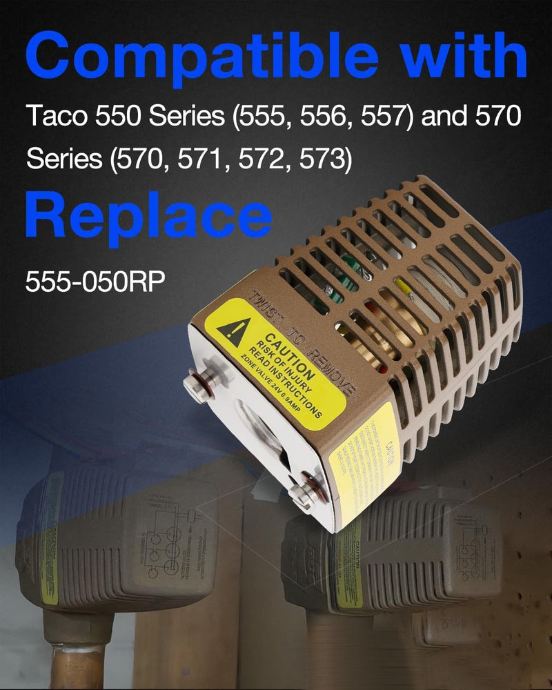 555050RP Zone Valve Power Head for Taco 550 570 Series 555 556 557 571 572