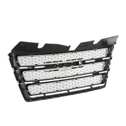 DURAFORCE Front Bumper Grille Black w/Chrome Trim For 2010-2015 GMC Terrain SLT GM1200630