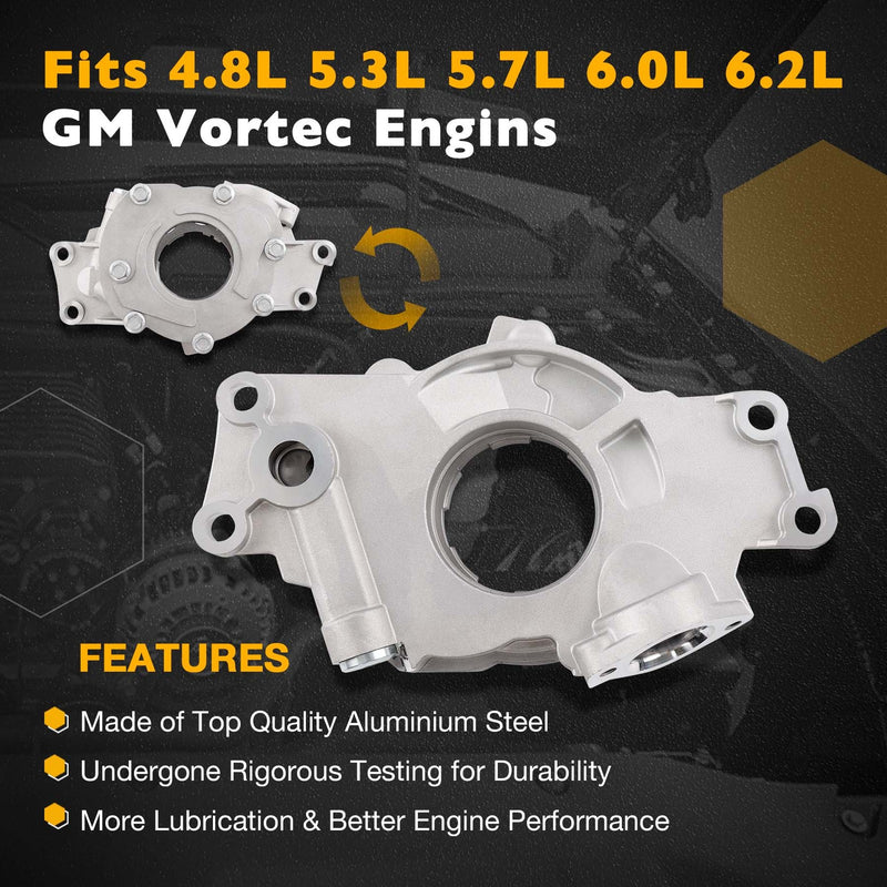 M295HV High Volume Oil Pump for Melling Chevy LS 4.8L 5.3L 5.7L 6.0L 6.2L