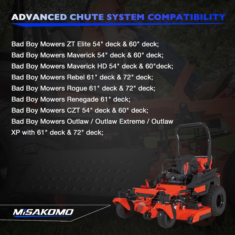 088-6000-00 Mower Chute Blocker System for Bad Boy ACS6000B 54 60 61 72 Inch