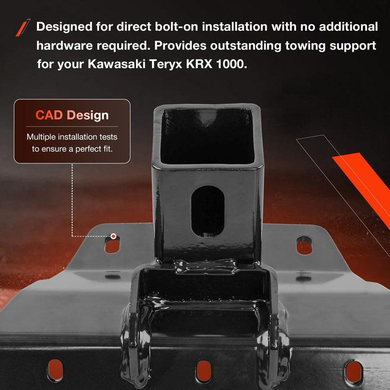 101810 2 Inch Rear Reciever Tow Hitch For Kawasaki Teryx KRX 1000 2020 2025
