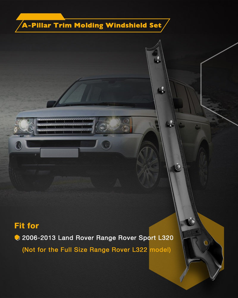 Windshield A Pillar Trim Molding Left Right For Range Rover Sport 2006 2013