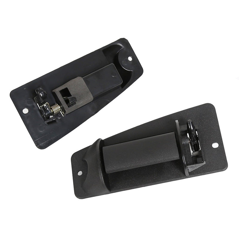 Door Handle Pair Rear Outside for 99-07 Chevy Silverado GMC Sierra Extended Cab