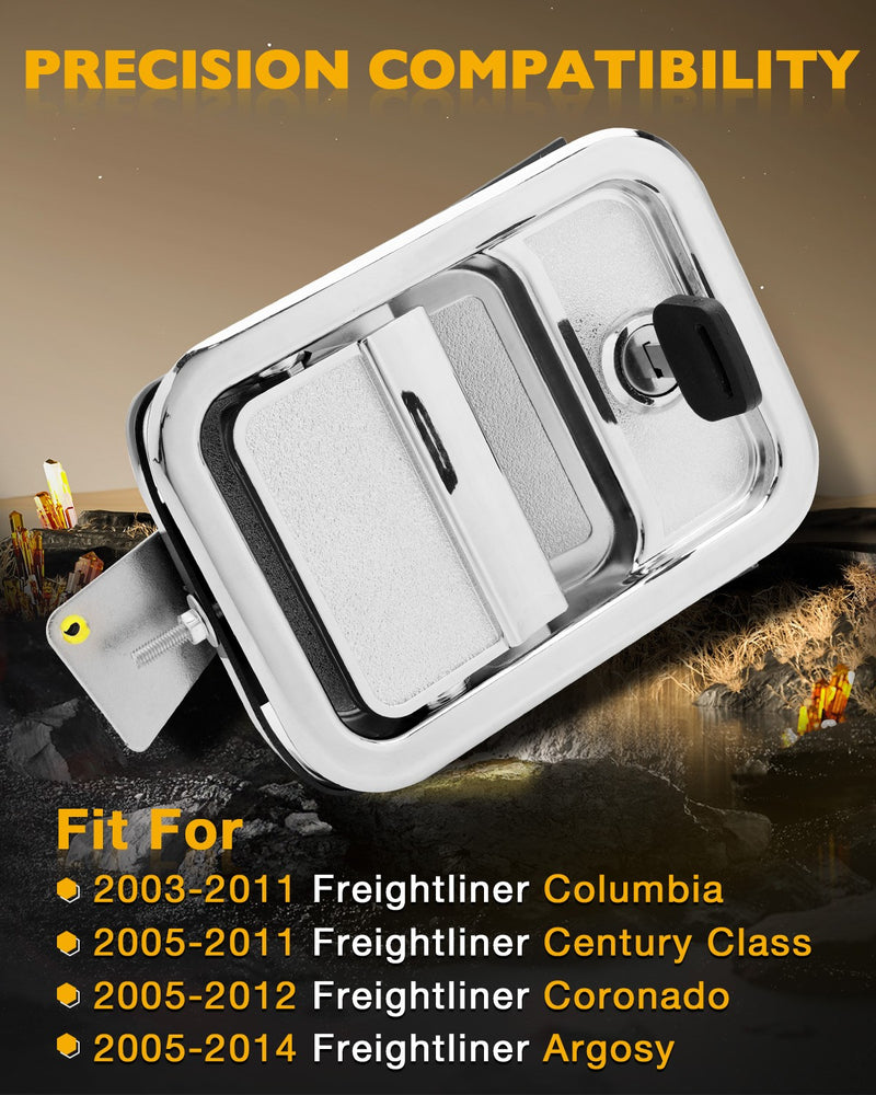 Front Right Exterior Door Handle Lock Cylinder For Freightliner Columbia 03 14