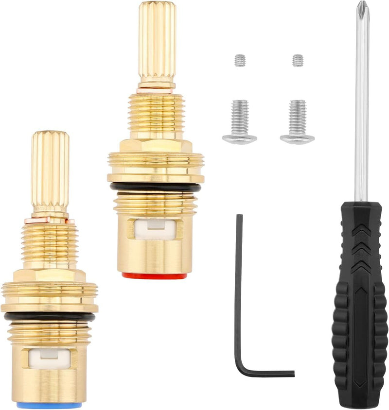 1 001 1 002 Brass Ceramic Valve Cartridge Set for Cold Hot Cartridges