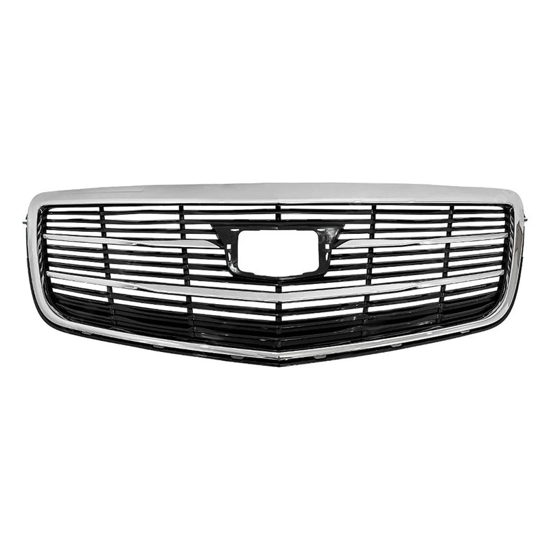 DURAFORCE Fits 2015 2016-2019 Cadillac ATS Front Grille Upper Bumper Grill W/Chrome 15-19