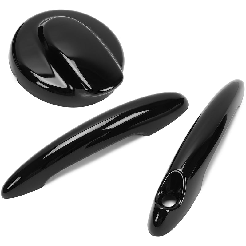 Door Handle Covers and Gas Tank Cap for Mini R55 Cooper S 2007-2014 R56 2006-2013