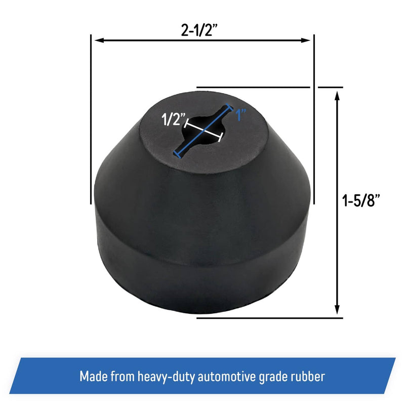 DURAFORCE Rubber Winch Line Stopper Synthetic Cable Saver for Jeep ATV UTV ORV