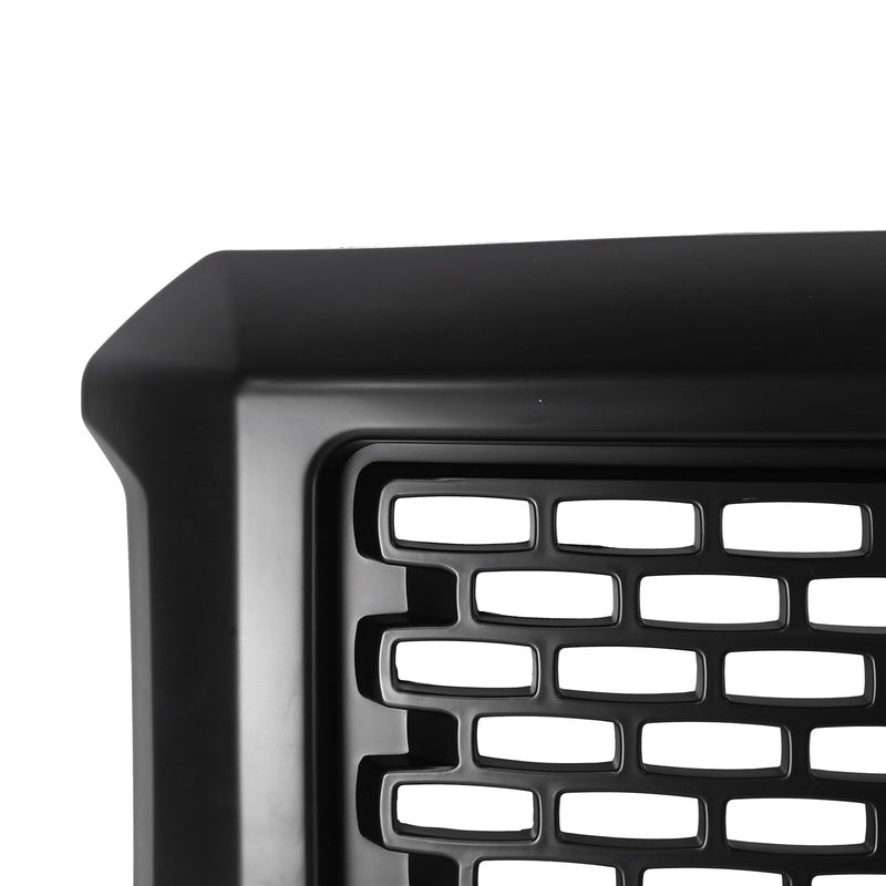 DURAFORCE Front Upper Bumper Grille for GMC Sierra 1500 2014 2015 Matte Black Denali