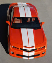 DURAFORCE 10 Inch Vinyl Rally Stripes Racing Stripe Kit Hood Trunk Roof for Chevy Camaro