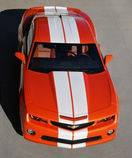 DURAFORCE 10 Inch Vinyl Rally Stripes Racing Stripe Kit Hood Trunk Roof for Chevy Camaro