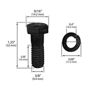 DURAFORCE Pressure Plate Clutch Cover Bolt Kit 3/8 16 For GM Chevy Chrysler Borg Beck