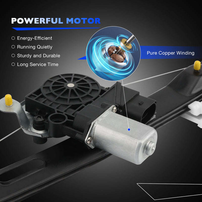Window Regulator with Motor Rear Left for BMW E90 E91 323i 325xi 328i 330i 335xi