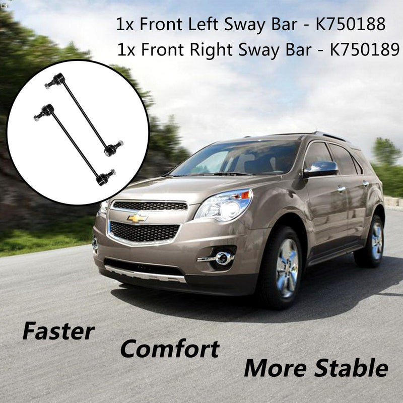 Front Stabilizer Sway Bar End Links for Chevy Equinox GMC Terrain 2007 2017 2Pcs