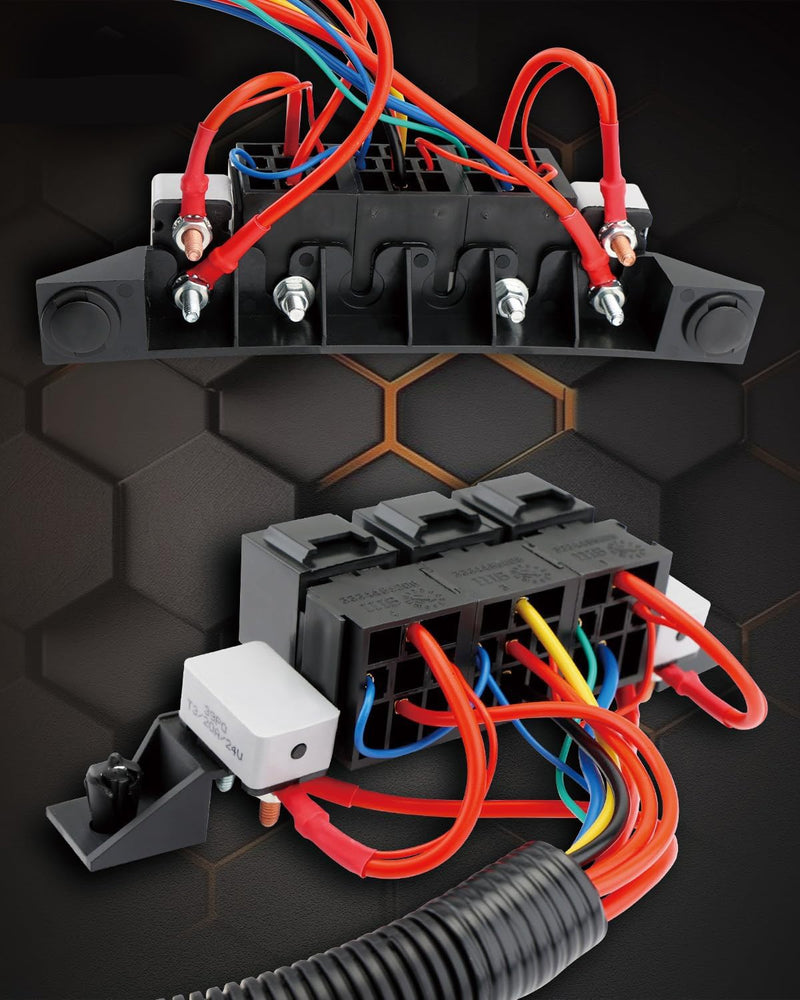 Electric Fan Dual Speed Control Wiring Harness for Chevy Silverado Sierra 99 07