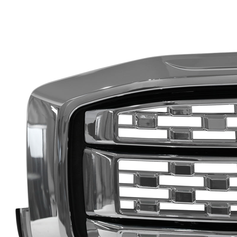 DURAFORCE For GMC Acadia Denali 2017 2018 2019 84378394 Front Upper Grille Assembly Chrome